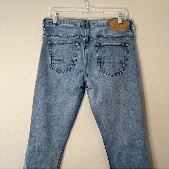 Men’s PacSun Stacked Skinny Distressed Jeans Pants Sz 30 - Picture 6 of 9